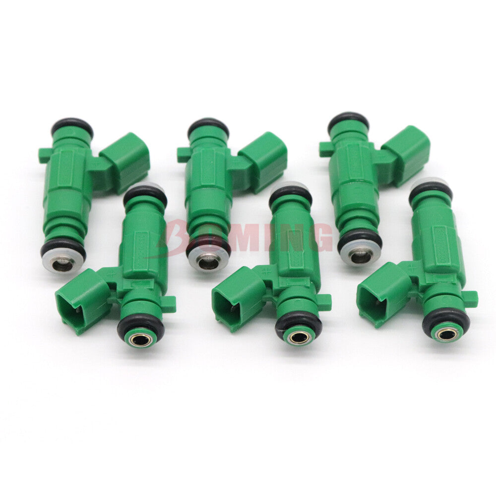 6-pack of 35310-3C400 fuel injectors for Hyundai Santa Fe and for Kia Sorento 3.5L (2010-2013)