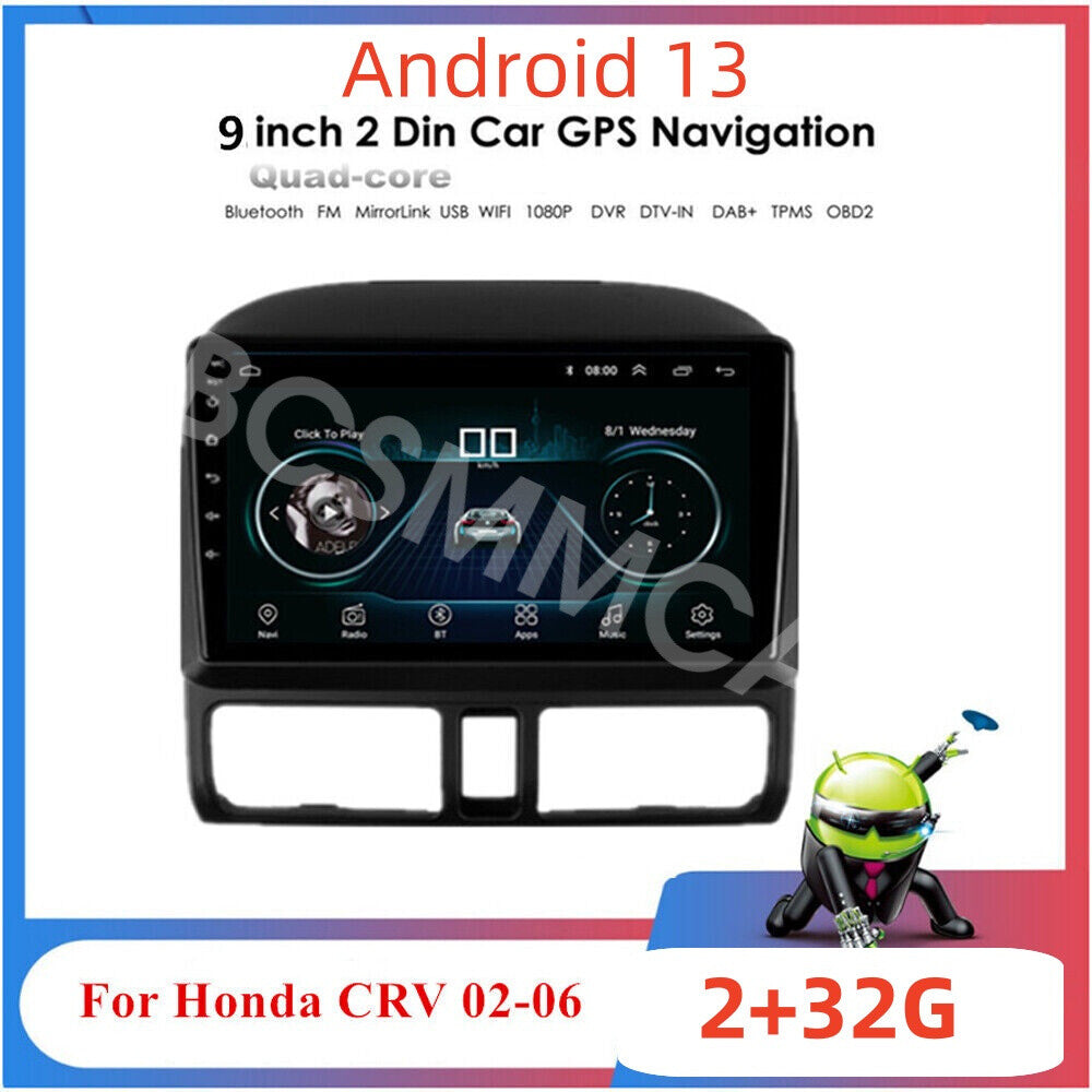 Fit for Honda Crv 2002-2006 Android Car Radio Multimedia Player GPS Audio 2+32G