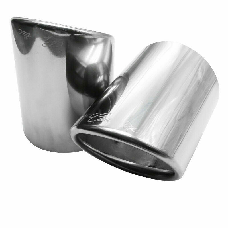 2P for Cadillac CT6 2016-2020 Chrome Exhaust Muffler Tail Pipe Tip Tailpipe Trim