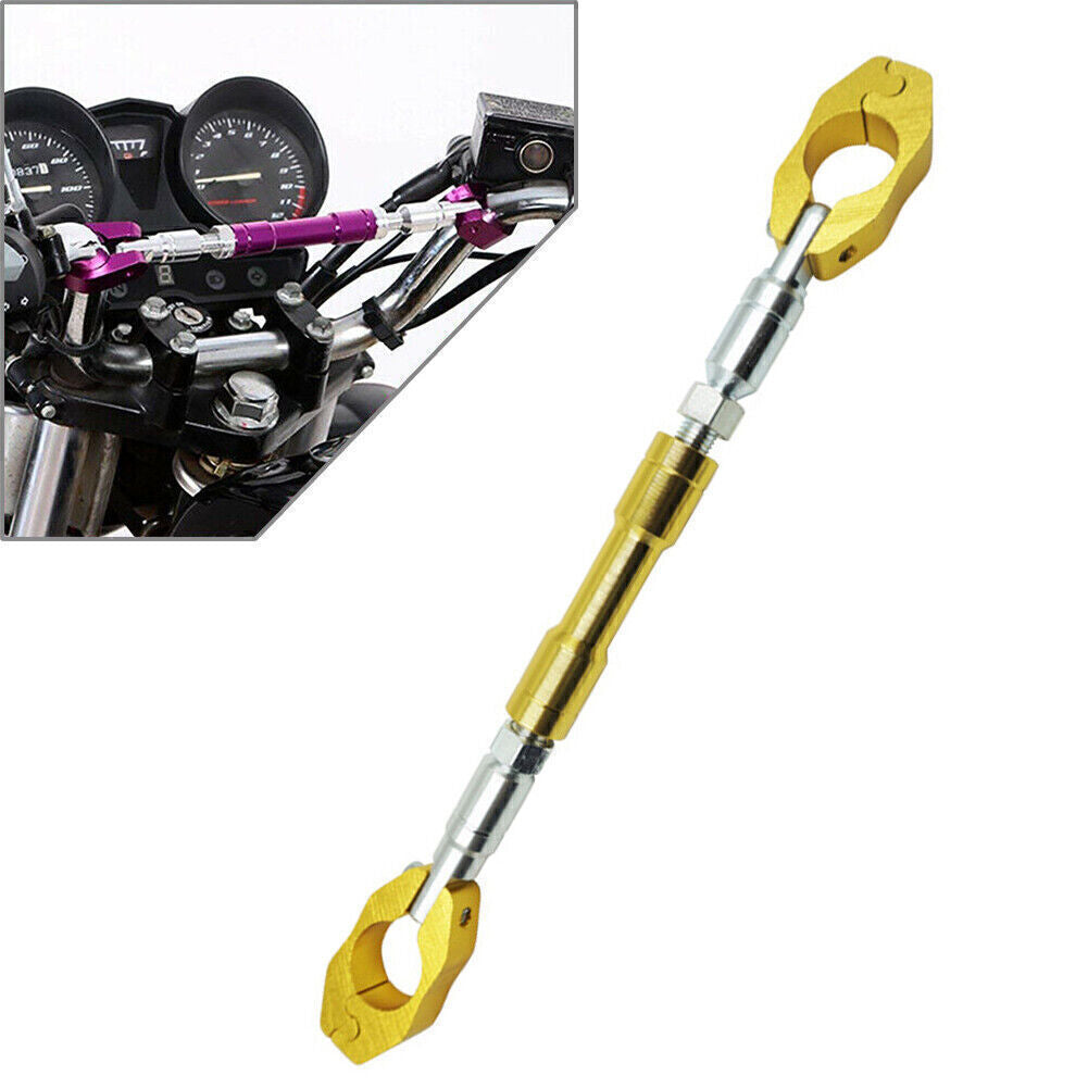 22mm ATV Bike Handlebar Balance Cross Bar Strengthen Lever w/ Wrench Motor gold