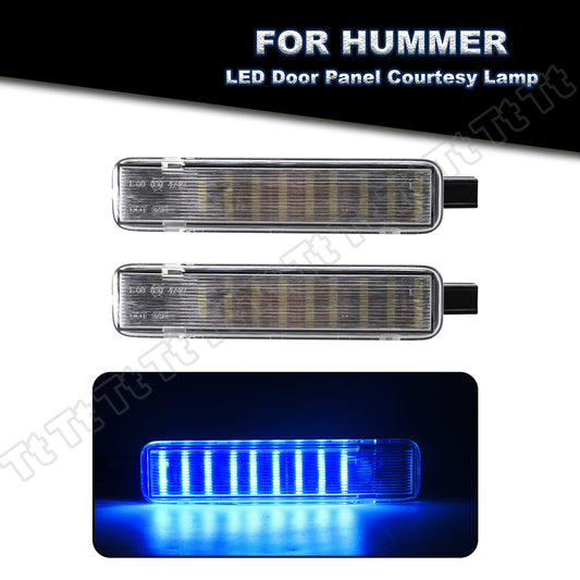 Four LED door panel courtesy lights are available for 95-07 for Chevrolet Silverado for GMC for Sierra C/K for Yukon .