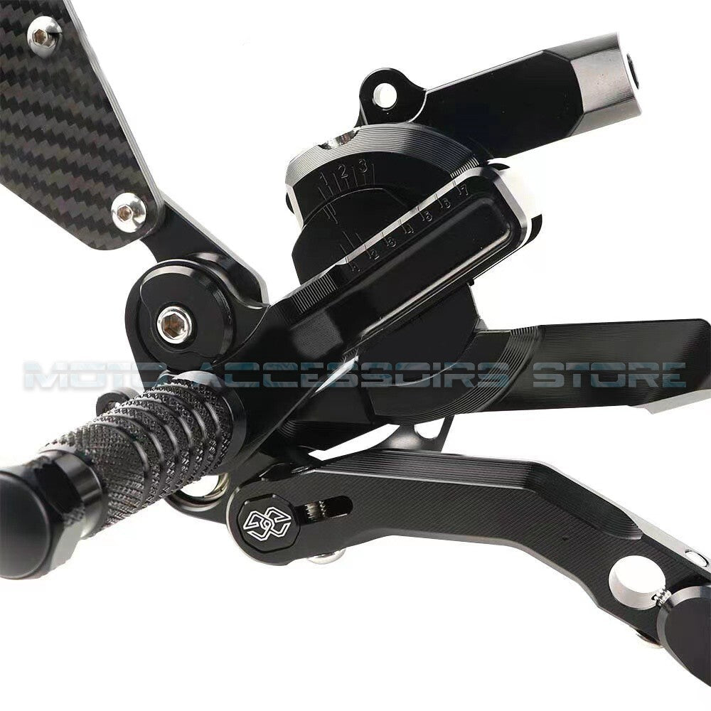 for Ducati Panigale V2 2020-2023 2021 -22 Adjustable Rearset Foot Rest Peg Pedal