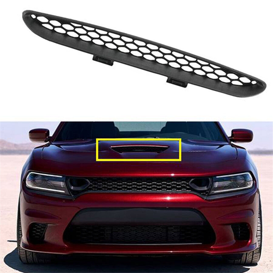 Car Front Hood Scoop Cover Center Grid Grille Trim for Dodge for Charger 68202462AD