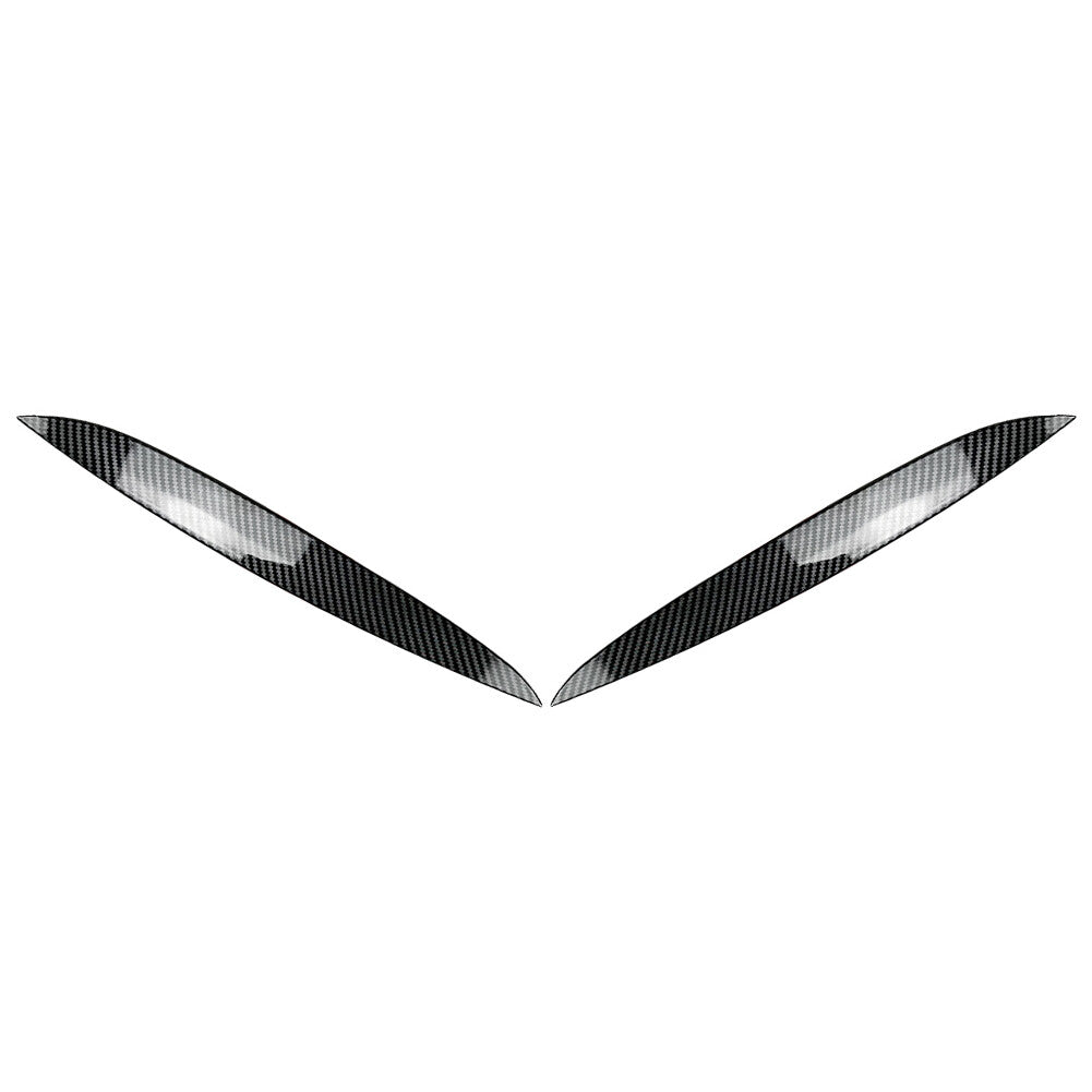 for VW for Golf MK4 1997-2005 Headlight Eyebrow Eyelid Cover Trim Carbon Fiber Black