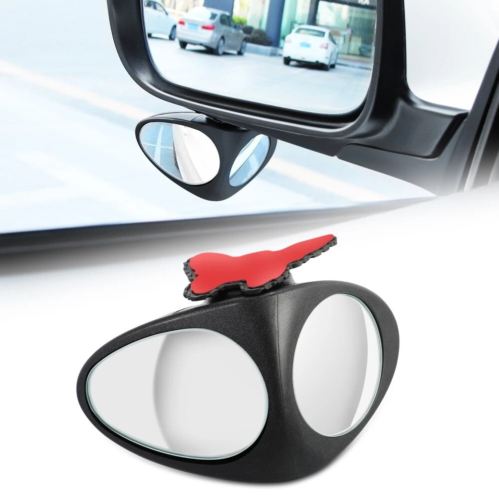 New Auto View Parking Mirror 360¡ã Rotatable Car Blind Spot Convex Mirror Black