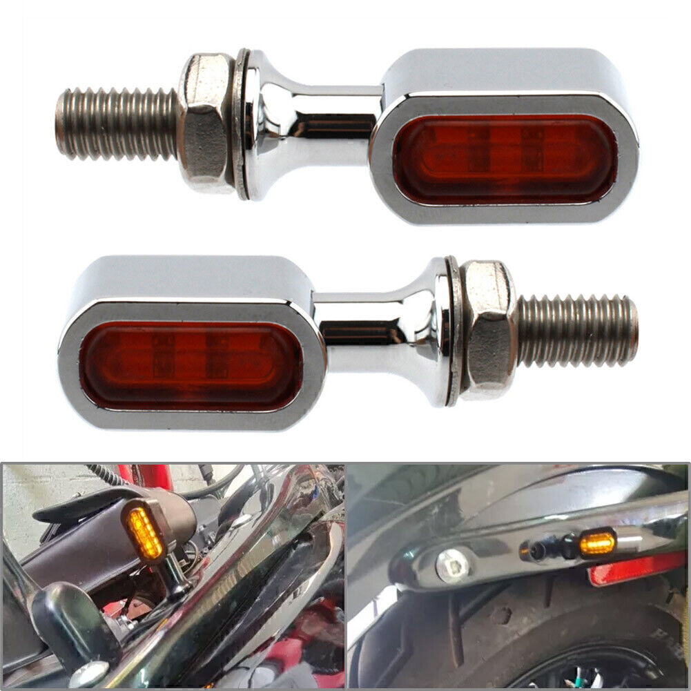 for Mini LED Turn Signal Light Run Indicator Lamp for Harley Dyna Touring Sportster