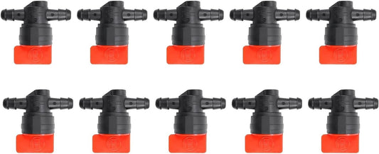 10 PCS 1/4 Fuel Shut Off Valve Gas Fuel Cut Off Valve for Oregon 07-406 Toro