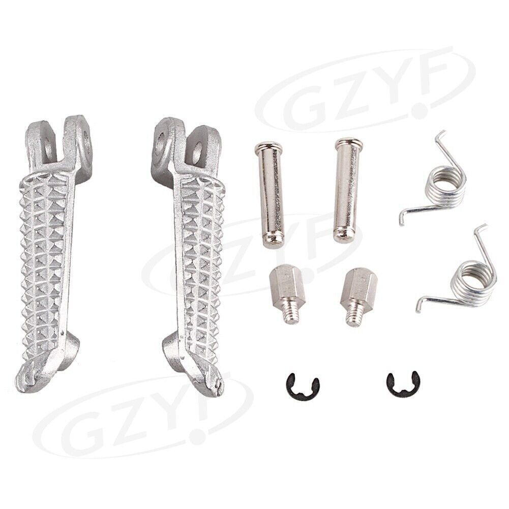 Front Rider Footrest Foot Pegs Pedals Fit for Yamaha YZF R1 98-11 R6 99-12 R6S 03-08