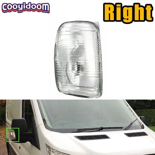 for Ford Transit Mk8 2014-18 Onwards Door Wing Mirror Clear Indicator Len Right