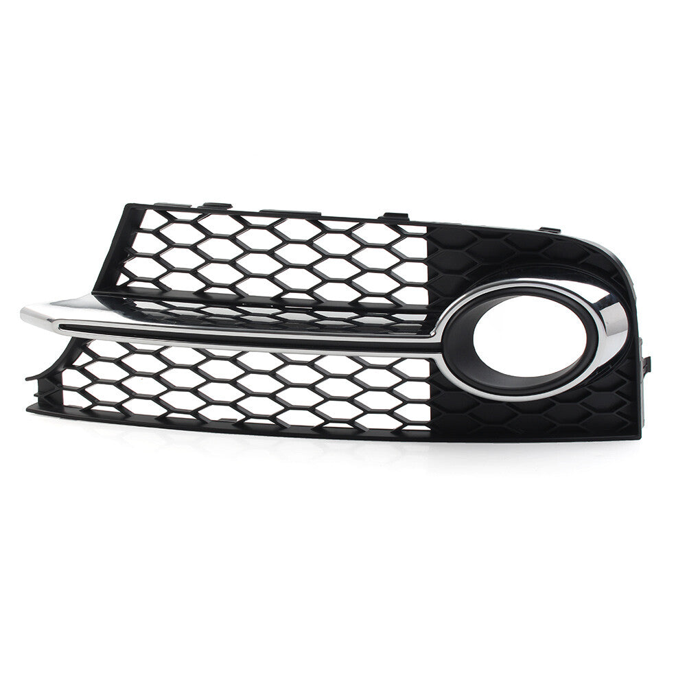 Front Bumper Honeycomb Fog Light Grille Cover for Audi TT MK2 S-LINE TTS 2011-14