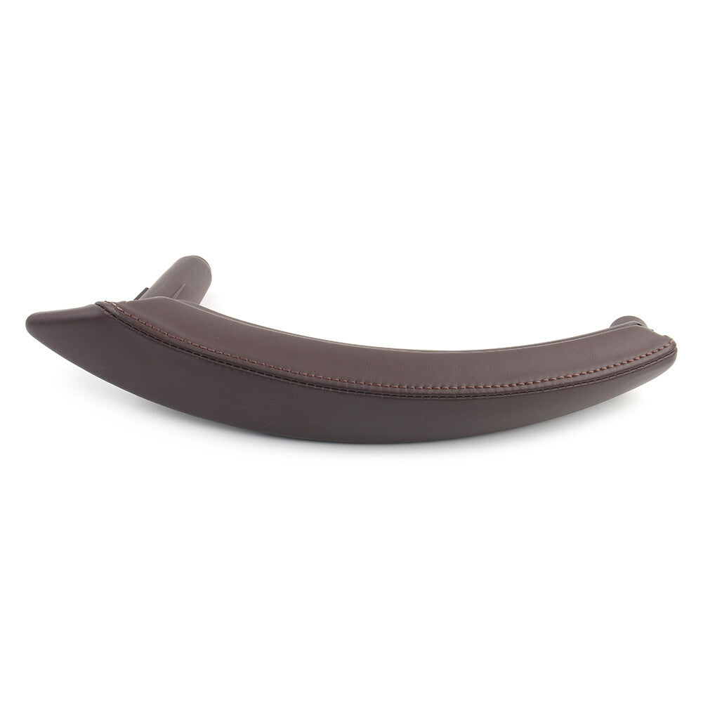 for BMW X5 X6 E70 Mocha Door Trim Pull Handle Left Side Real Leather 1Pcs