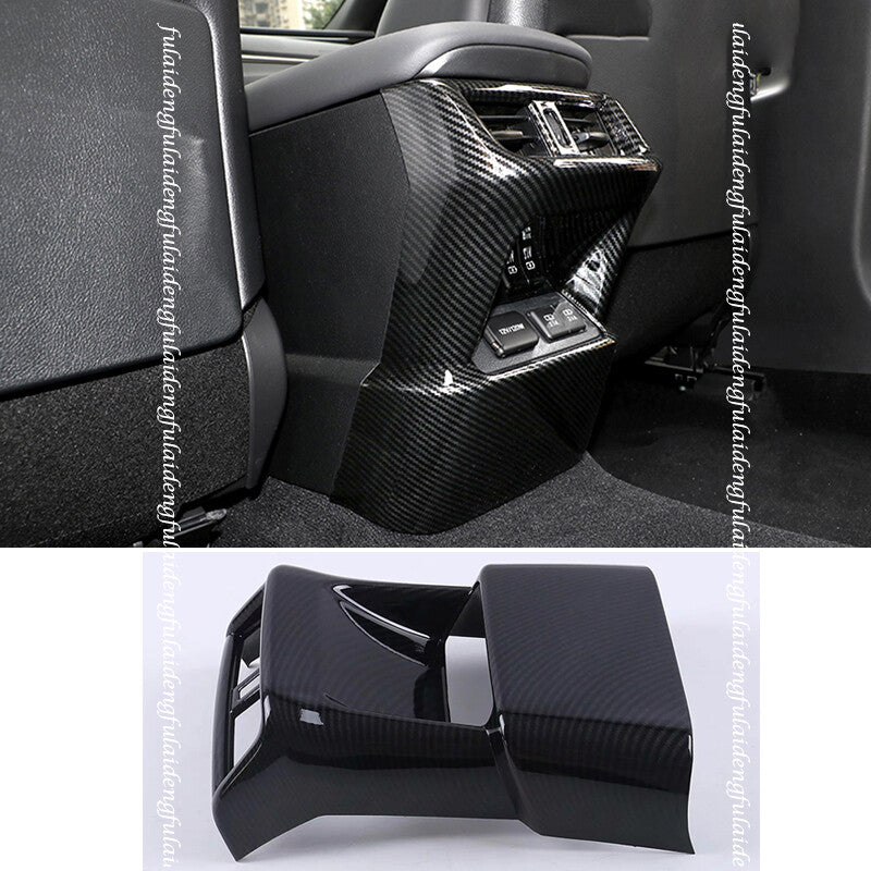 for Lexus ES350/300h/250 2019-2022 Carbon Fiber Rear Air Vent Outlet cover trim
