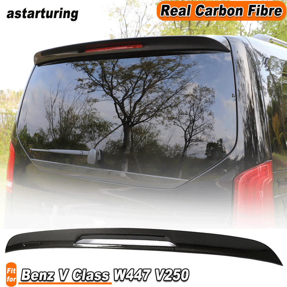 REAL Carbon Rear Roof Spoiler Wing for Mercedes-Benz V Class W447 V250 2018-2020