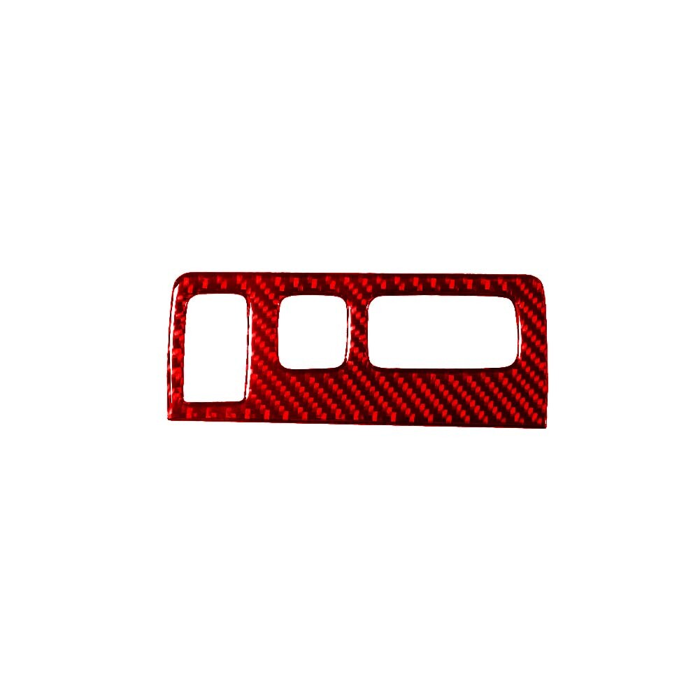 Red Carbon Fiber Light Control Trim Cover Interior for Chevy Impala 2014-2020