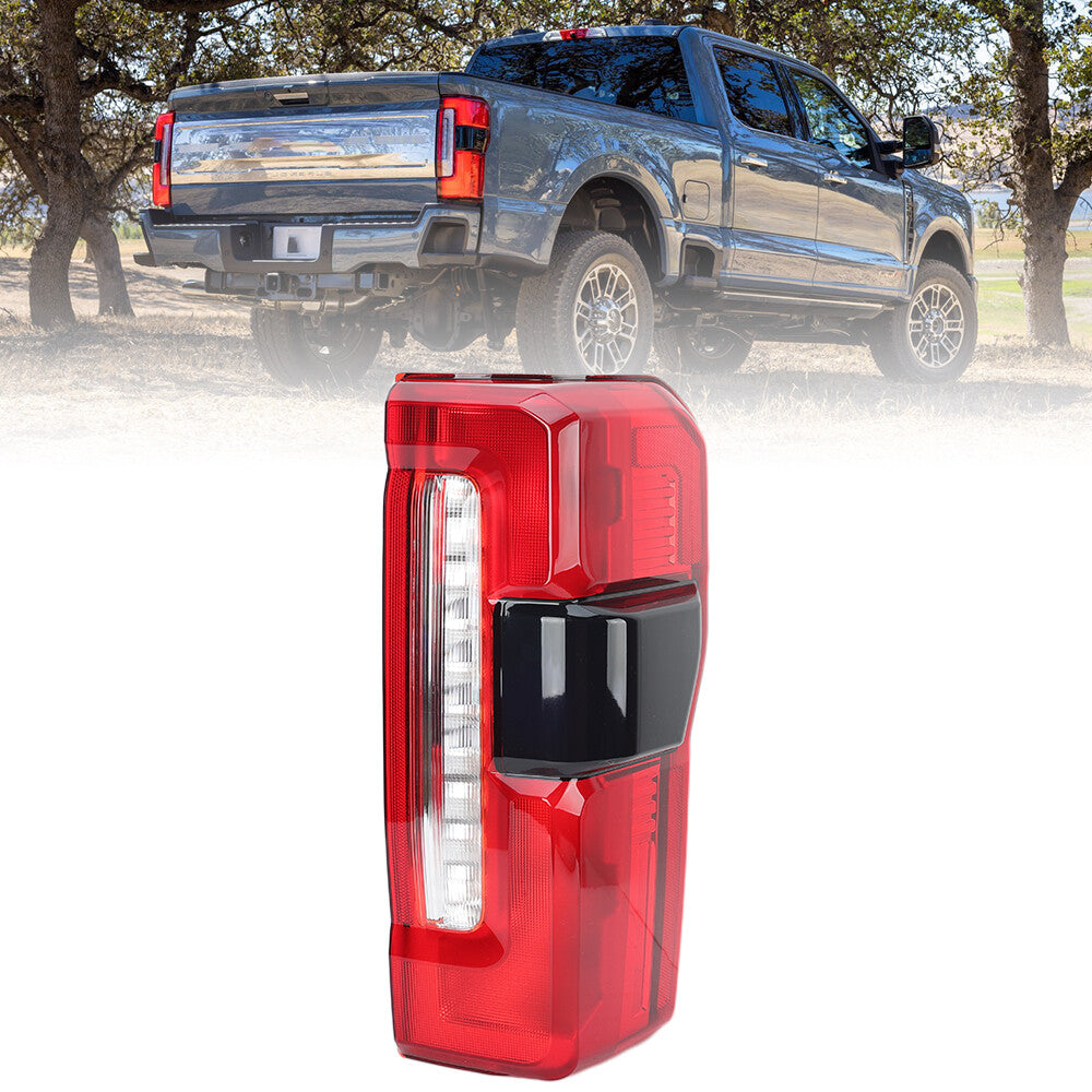 Right taillight with blind spot monitoring for Ford F250 F350 Super Duty 2023-2024 Passenger