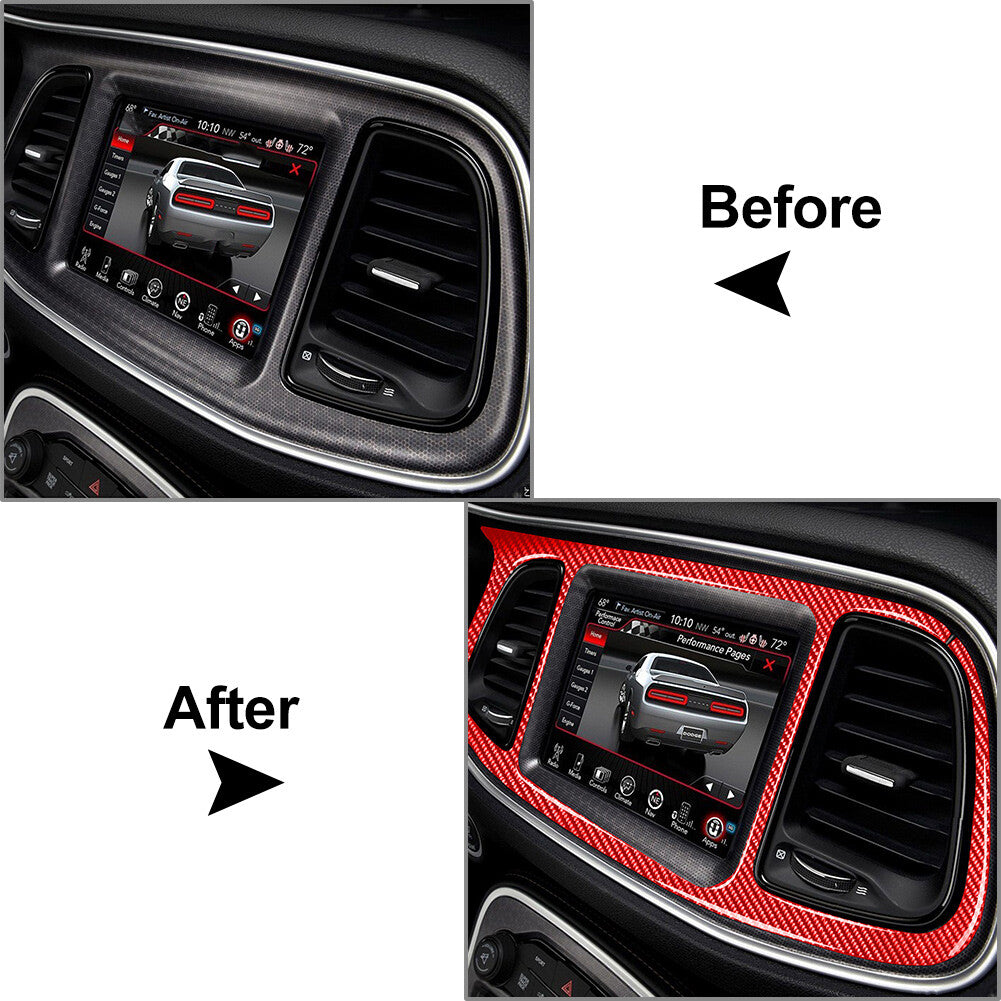 Center Console Dashboard Panel Cover Trim for Dodge for Challenger 2015-2024 2023