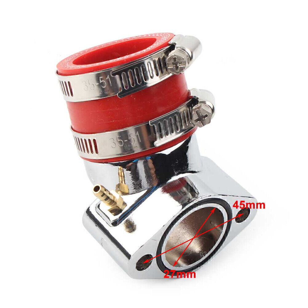 Fit GY6 150cc Chinese Scooter GoKart Performance Aluminum Racing Intake Manifold