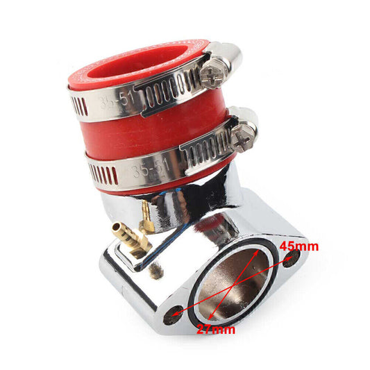 Fit GY6 150cc Chinese Scooter GoKart Performance Aluminum Racing Intake Manifold