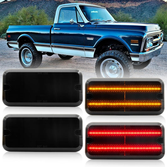 LED side marker light kit for 1985-1995 for Chevrolet G10, G20, for GMC,G1500, G2500 (front and rear)