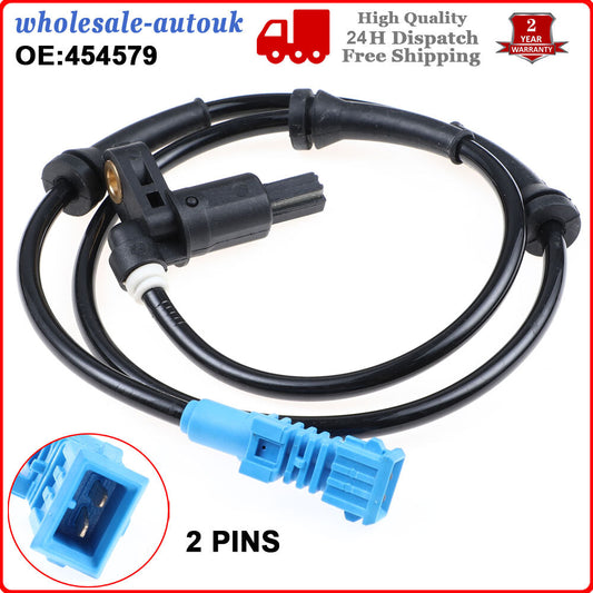 REAR ABS WHEEL SPEED SENSOR 454579 for PEUGEOT 206 CC 2.0 PETROL 2001-2002