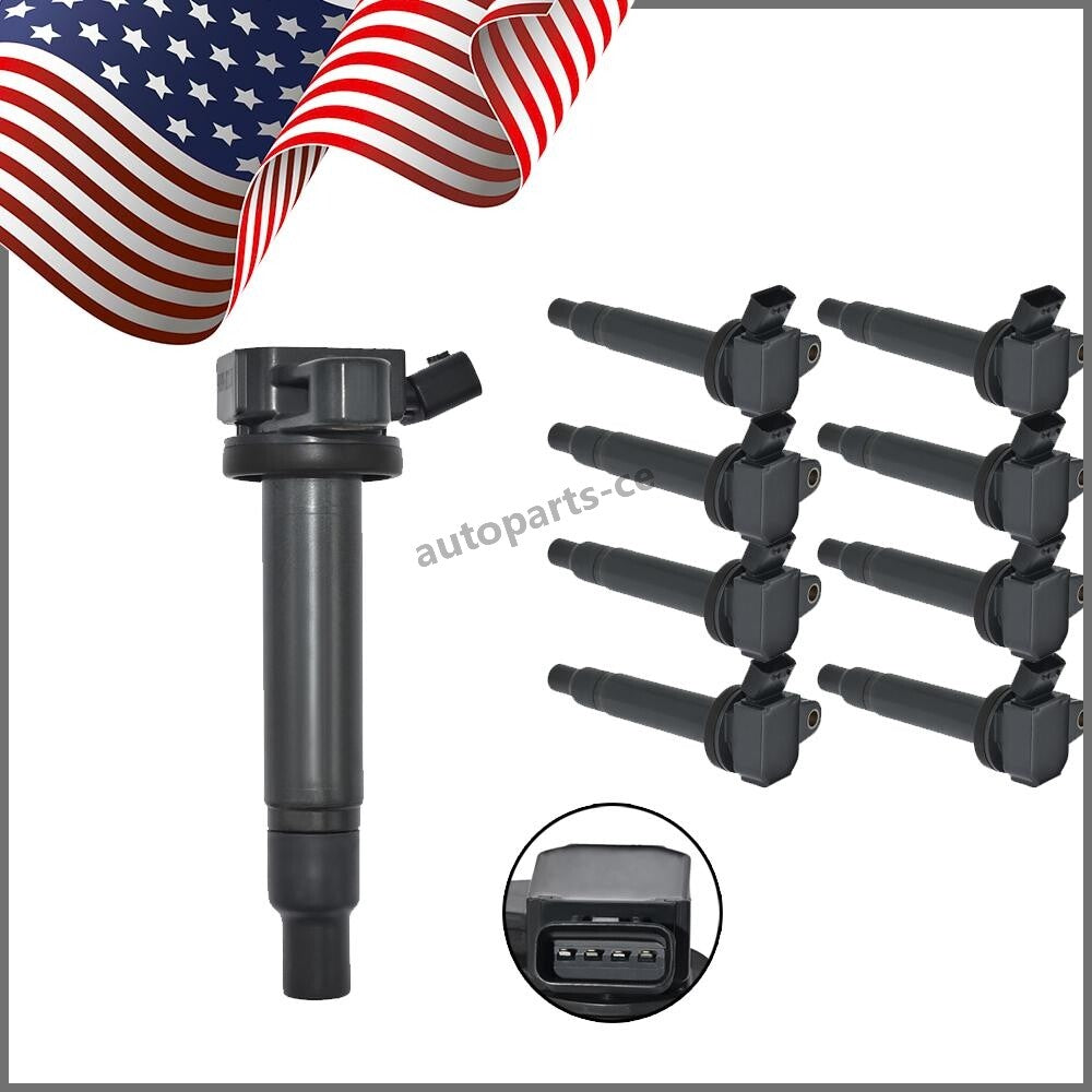 Set of 8 Ignition Coil for Toyota Tundra 4Runner  for Lexus GS430 GS470 C1173 UF230