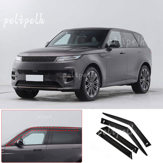 Black side Window Sunshield Visor Rain Guard For LR for Range Rover Sport 2023-2024