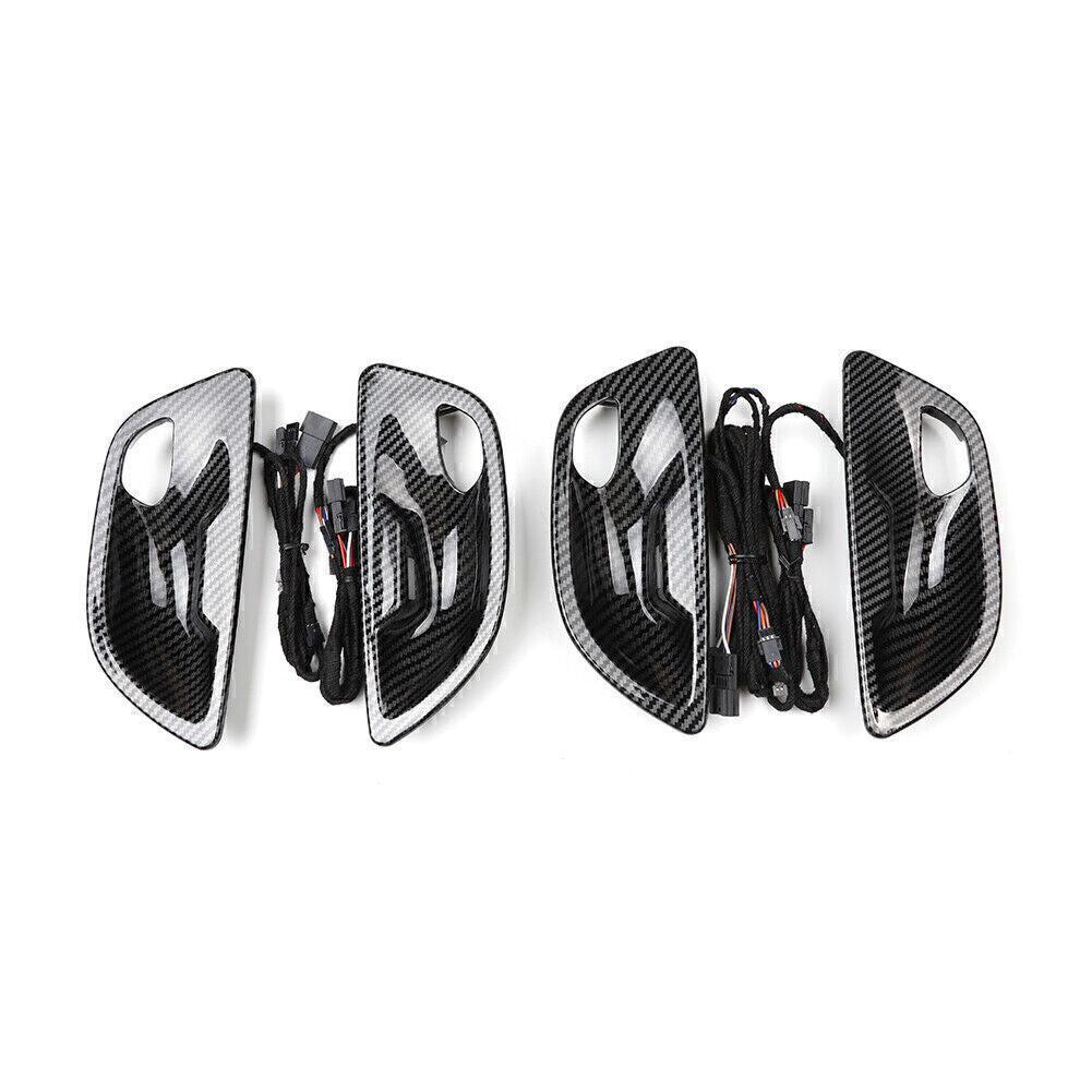 Car Interior Led Ambient Door Light Stripes Fit for BMW 5 Series F10/F11 BlueOrange