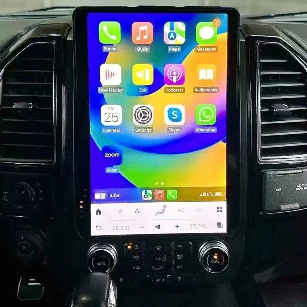 for Ford F150 F250 F350 2015-2023 Android 13 Vertical 2K 14.4 Screen GPS Radio