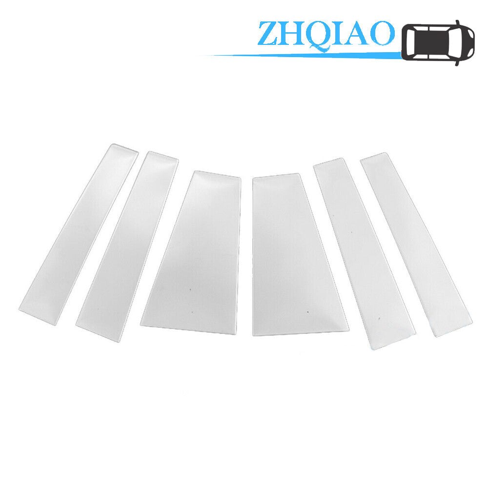 Accessories Steel Window Pillar Frame Cover Trim Fit for Toyota Highlander 2014-2019