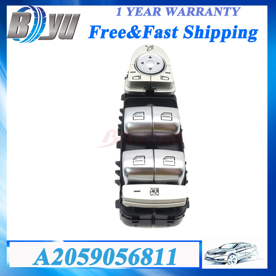 Power Window Control Switch Driver Side For 2059056811 for Mercedes-benz C-class
