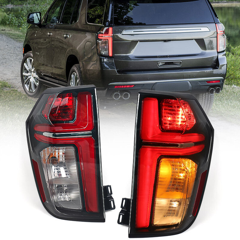 2P for 2021-2023 for Chevrolet Suburban | Tahoe Factory LED Taillights and Brake Lights for Right Handle LH