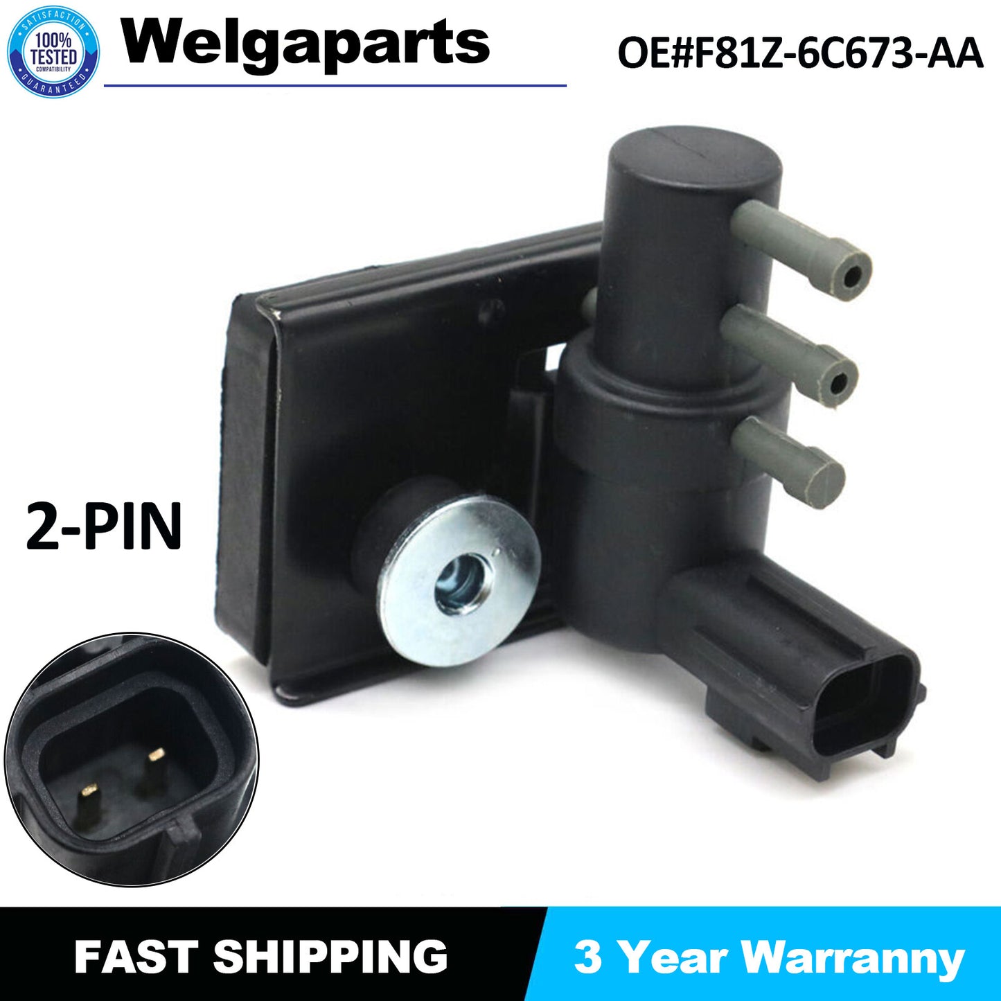 Turbo Boost Wastegate Solenoid for Ford F-Series 7.3L F81Z-6C673-AA