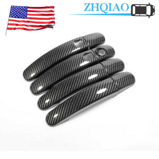 Carbon Fiber Door Handle for smart Cover Trim for Ford 2012-18 Focus /2013-19 Escape