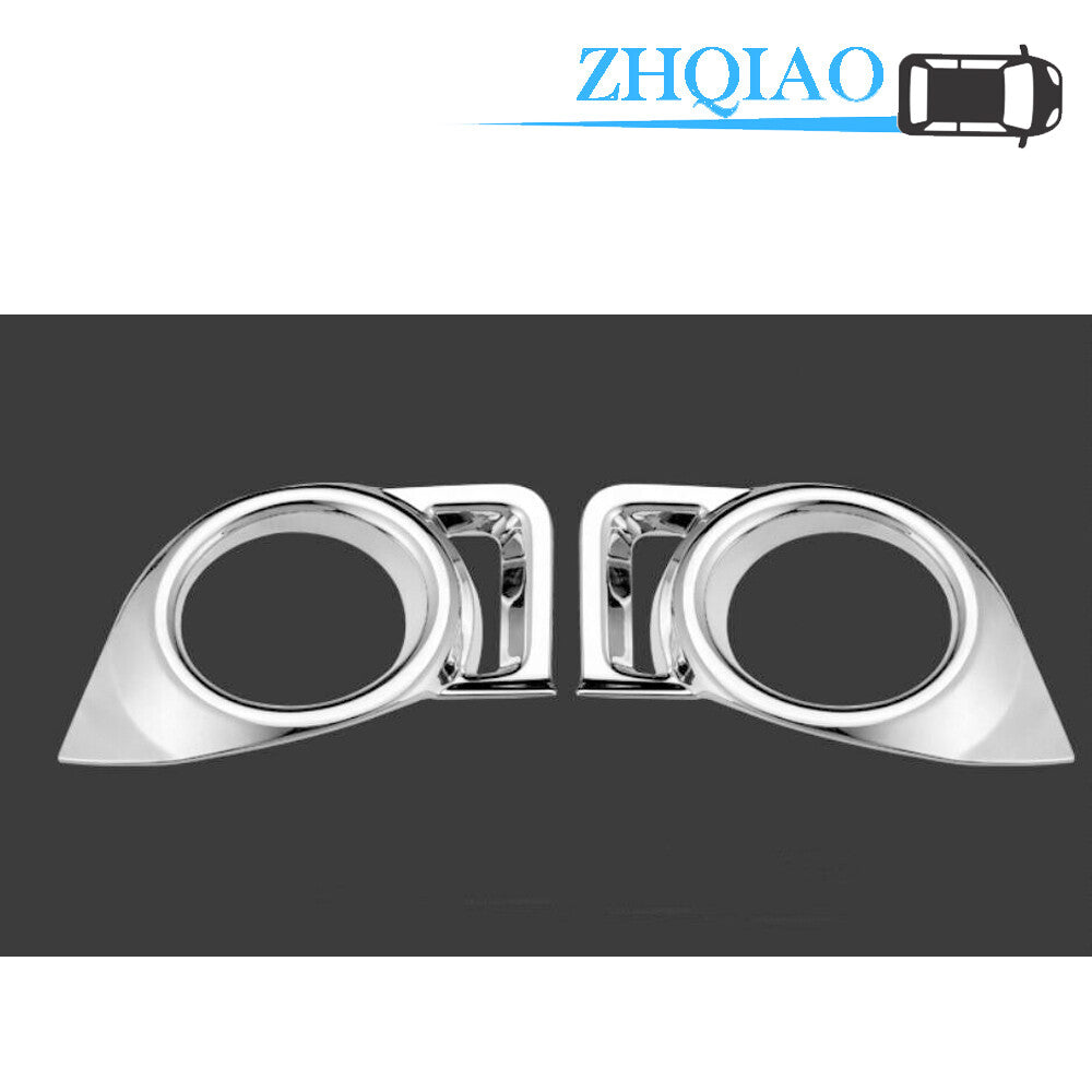 Front Fog Light Lamp Chrome Cover Trim Fits for Toyota Highlander 2014-2016