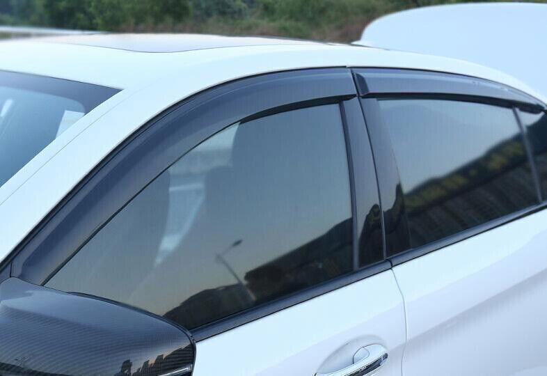 for BMW 5 Series 2018-23 Black Window Wind Visor Sun Rain Guard Vent Deflector4
