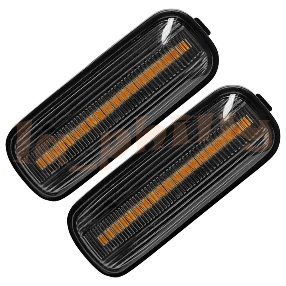 2Pcs LED Front Fender Side Marker Lights Fit for HONDA for Civic 1996-2000 CRV Clear