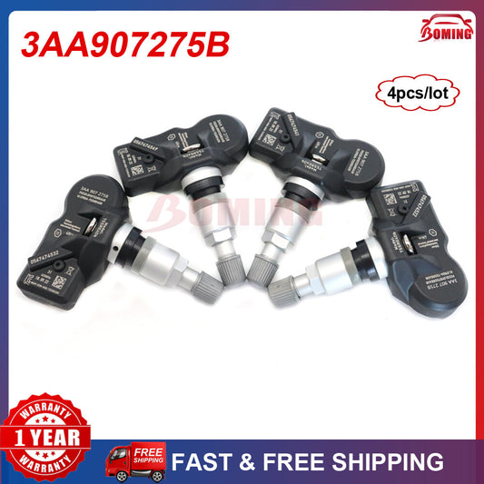 4PCS 3AA907275B TPMS for Volkswagen CC for Tiguan Tire Pressure Monitoring Sensor