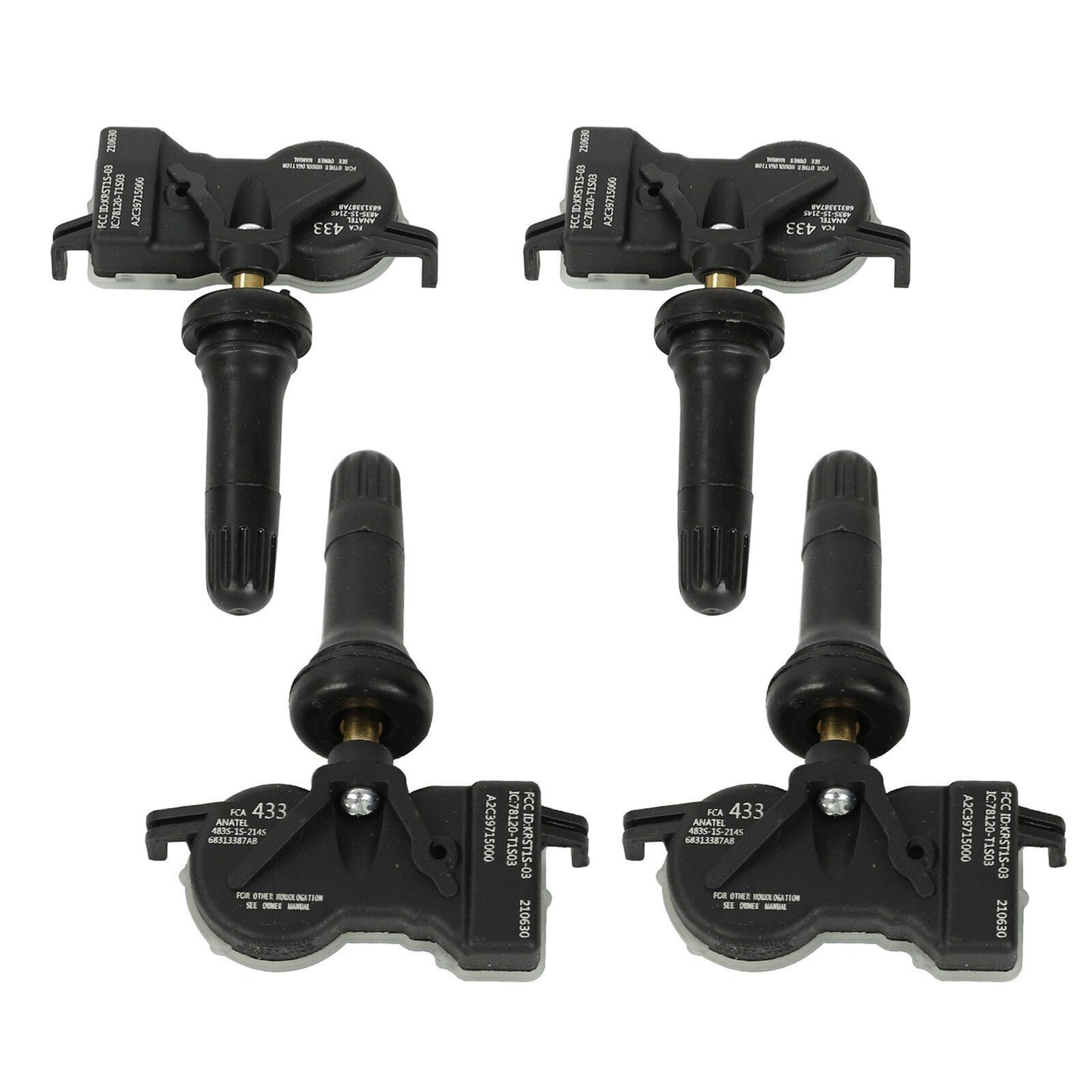4PCS 68105280AF TIRE PRESSURE SENSOR TPMS for Jeep Renegade for Dodge Dart for Chrysler