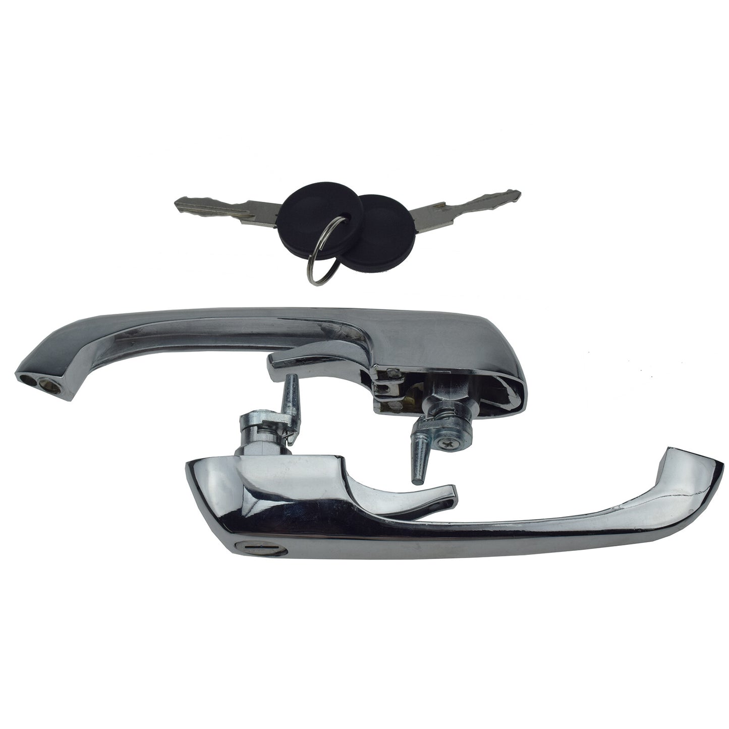 One pair of door handles with keys for use on mass transport vehicles 1969-1979
