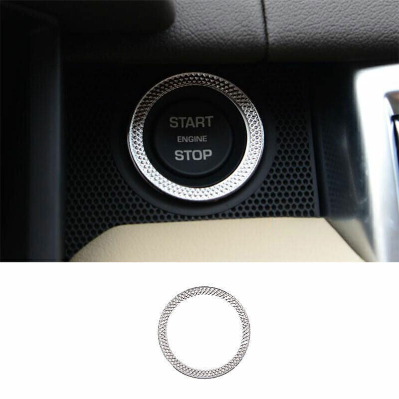 for Range Rover L405 Sport 2014-18 Silver Ignition Switch Start Button Ring Trim
