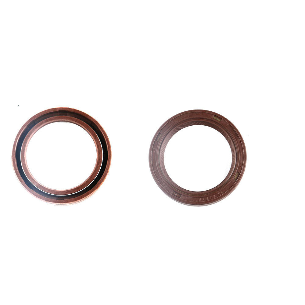 Fit 1998-09 for Volvo C70 S40 V70 2Pcs Engine Crankshaft Inner Timing Cover Oil Seal