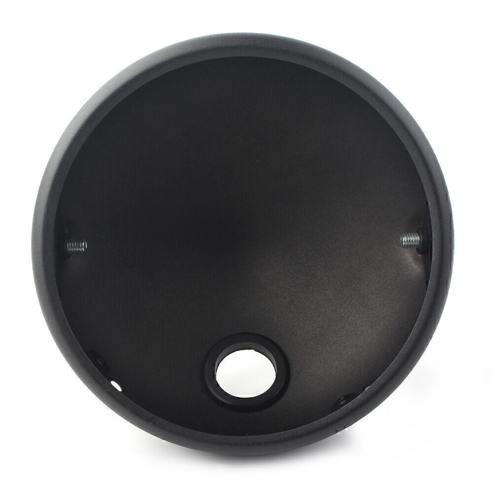 7inch Motorcycle Black Round LED Headlight Retro Headlight Shell for Harley