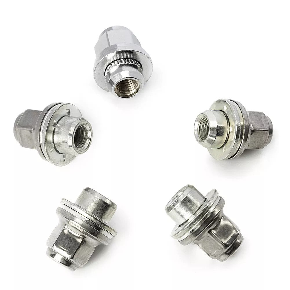 5X C2C35294010 Stainless Steel Lug Nuts ForJaguar S-Type X-Type XJ XF 1999-2011