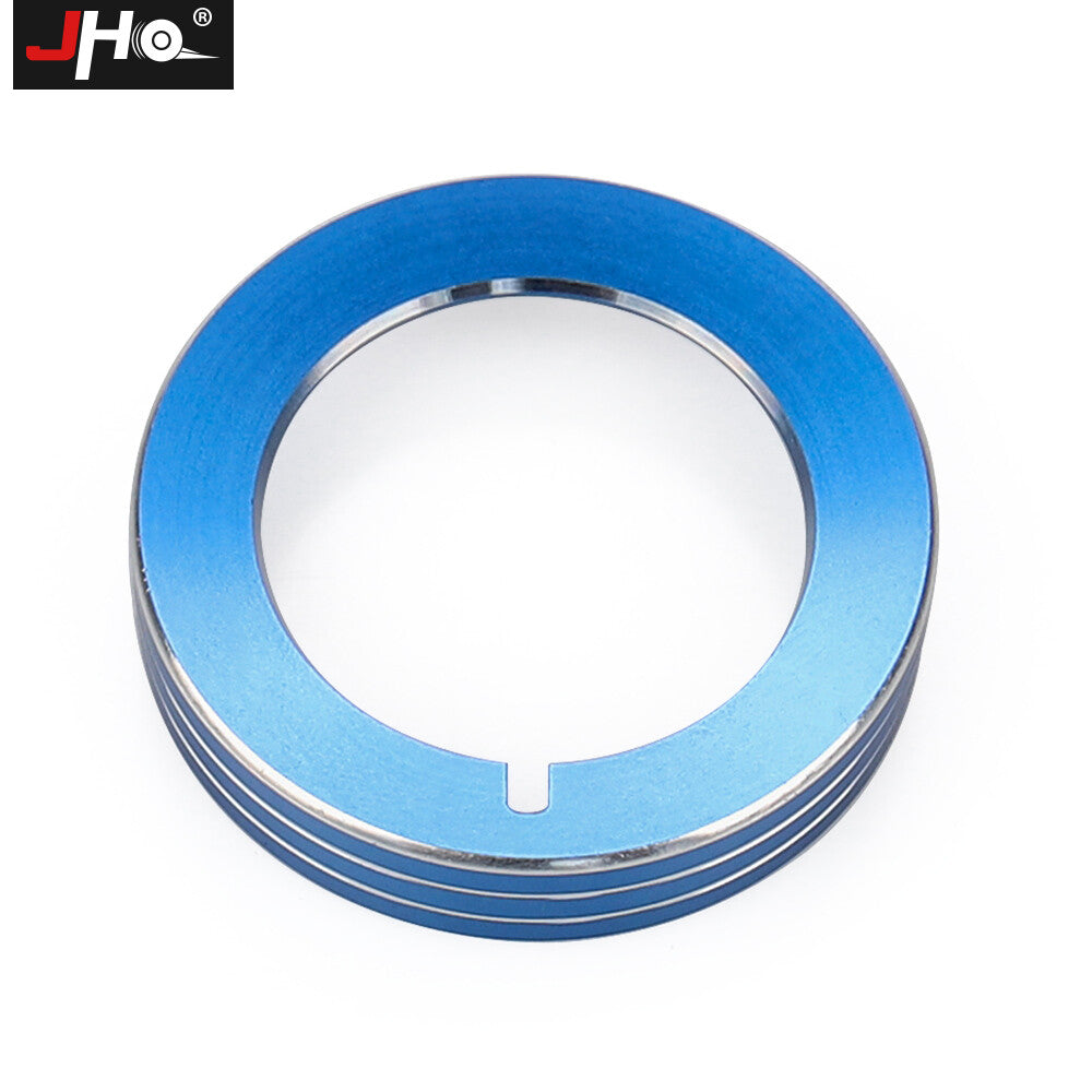 Car Headlight Switch Knob Cover Trim Ring Aluminum for Ford F150 / for Mustang 2015+