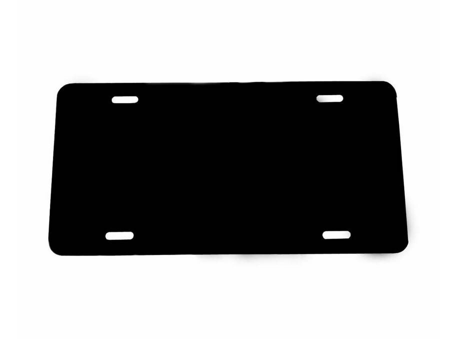 Custom lettering on car license plate covers, rear boots, and trunks in black, suitable for VW .