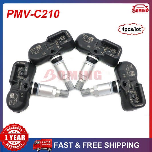 4x TPMS Fits for Toyota RAV 4 IV 2014 Tire Pressure Monitor Sensor PMV-C210