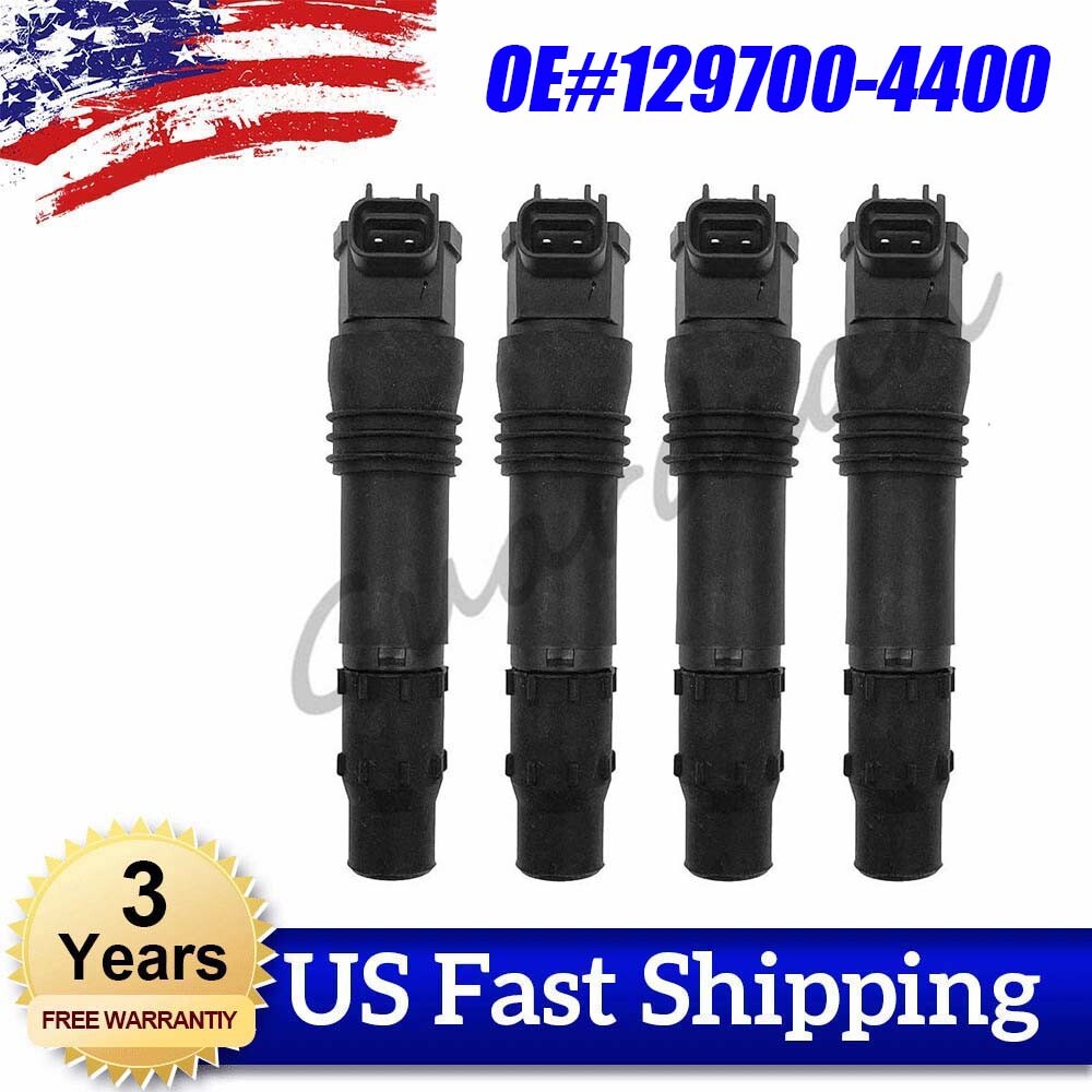 4x Ignition Coil 129700-4400 for Suzuki GSX1300RZ Hayabusa GSXR 600 750 GSX 1300