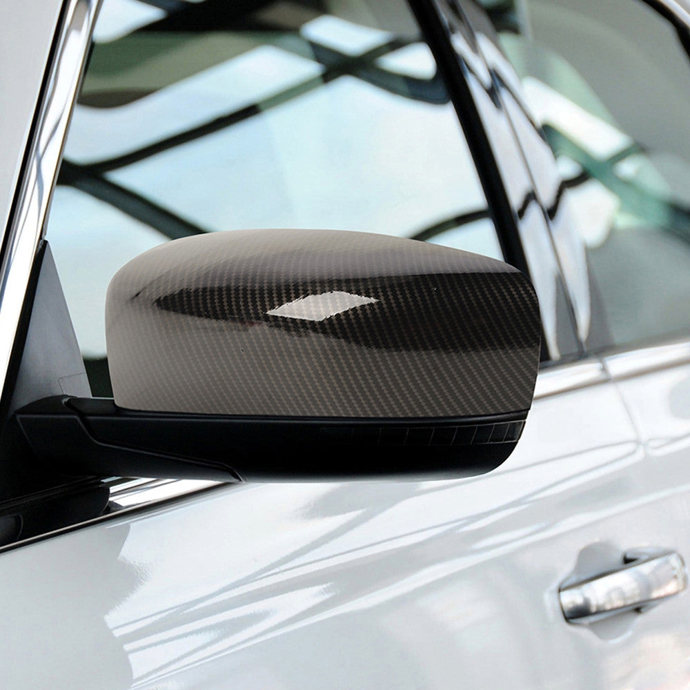 Carbon Fiber Side Rearview Mirror Cover Shell Trim for Chrysler 300C 2011-2023