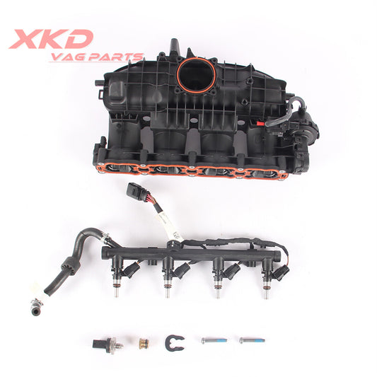 Intake manifold and fuel injection rail kit suitable for Volkswagen Atlas for Tiguan , for Audi Q3, Q5, Q7