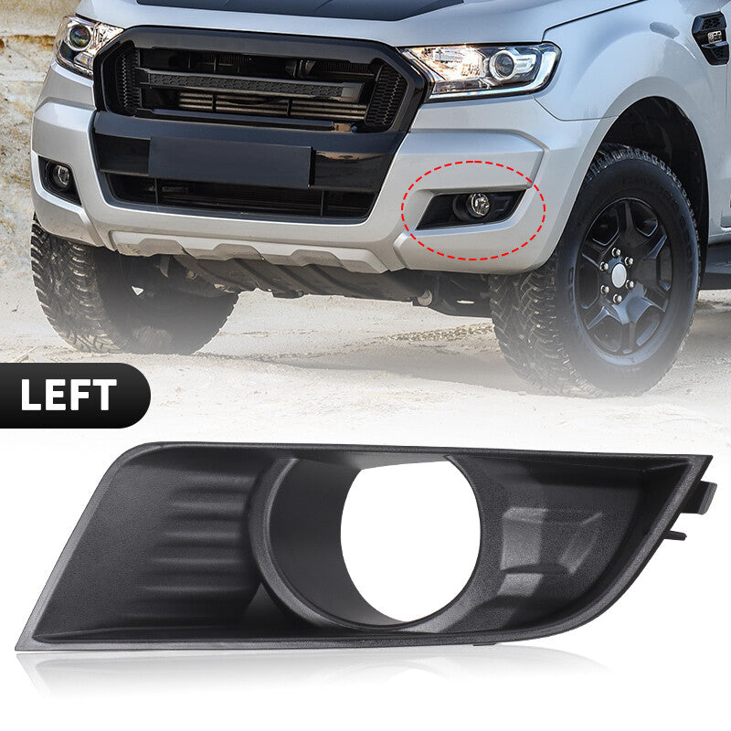 Left Driver Side Front Fog Lamp Light Cover Bezel for Ford Ranger PX 2015-2018